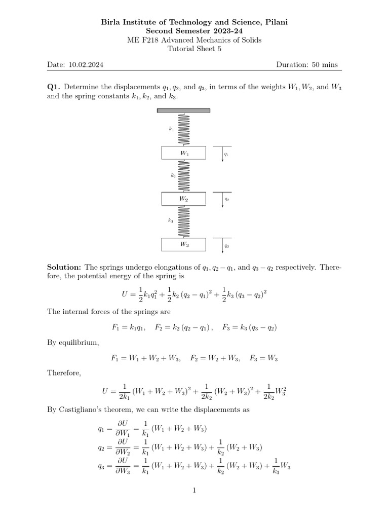 Tut 5 pdf stress mechanics solid mechanics