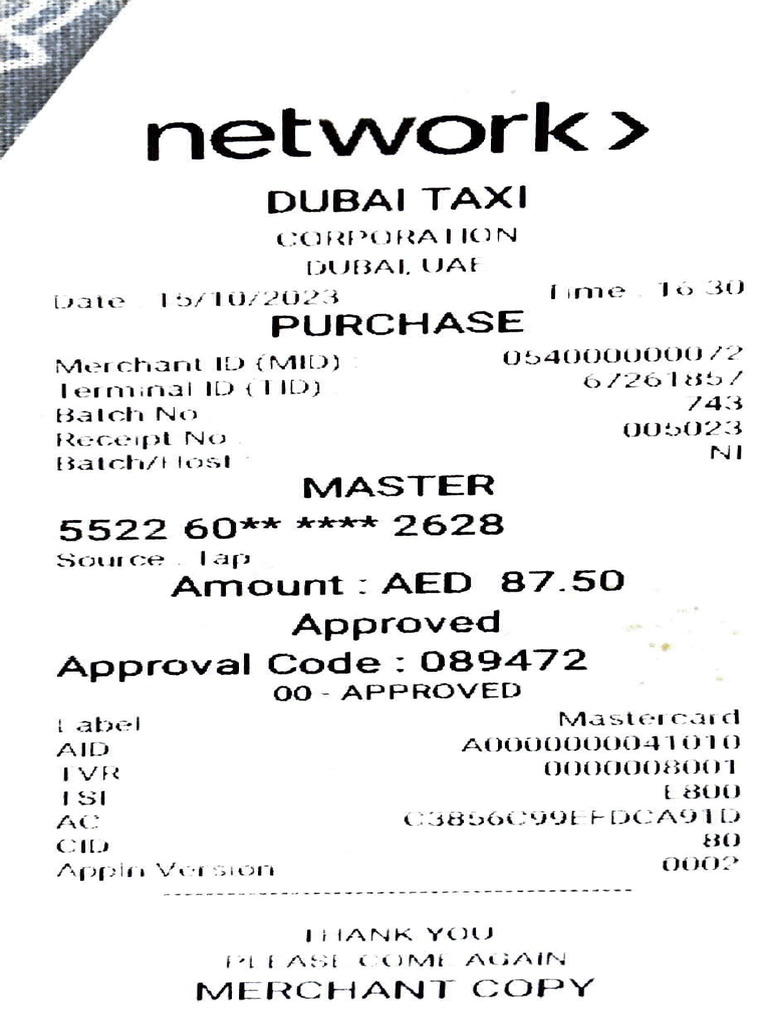 Dubai Taxi | PDF