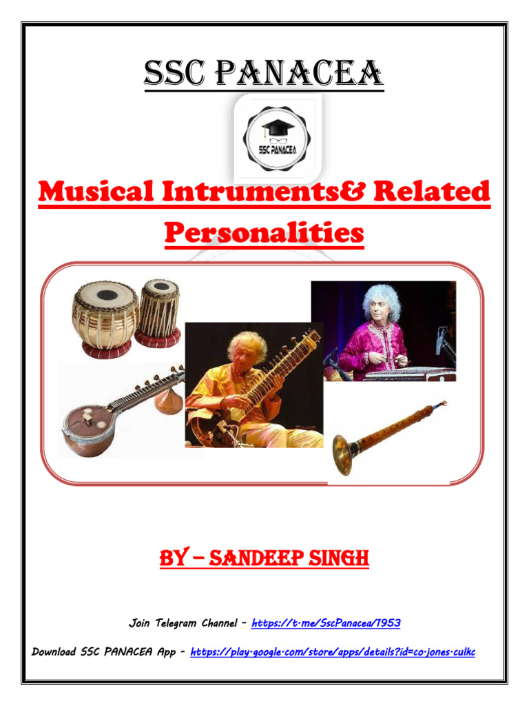 Musical Instruments & Related Personalities Billingual PDF String