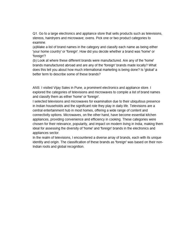 Marketing Management Assignment | PDF | Target Audience | Brand