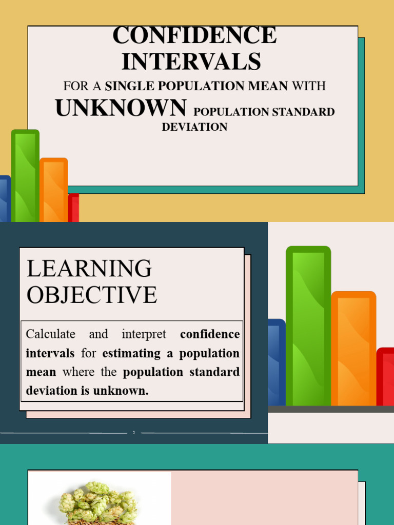 Confidence Intervals for Mean and Proportion | PDF | Standard Score ...