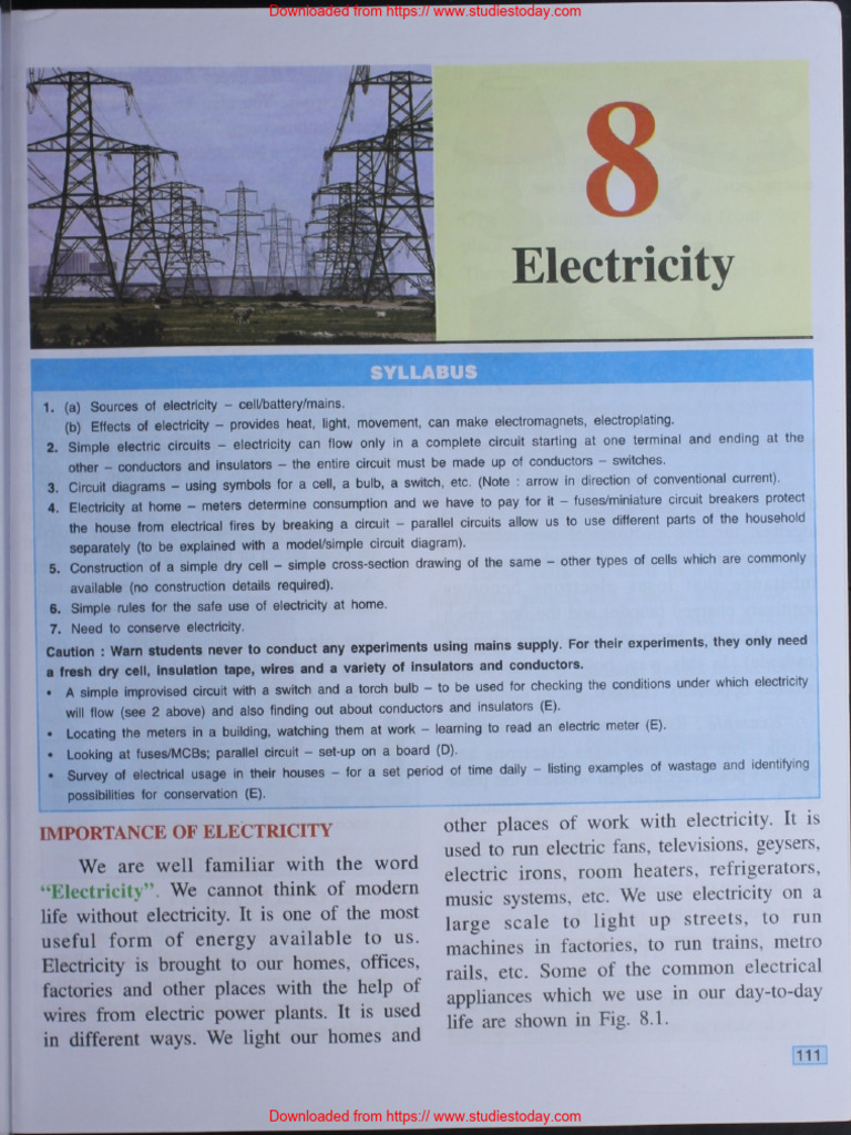 Icse Class 7 Physics Syllabus Csec
