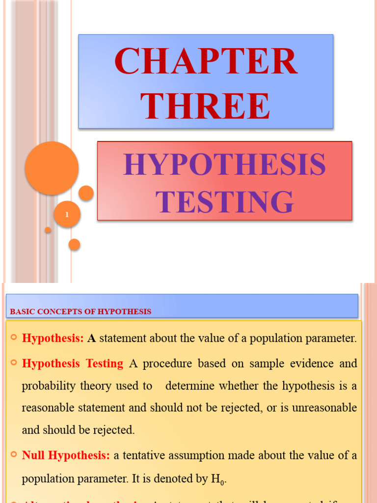 3 Chapter T | PDF | Type I And Type Ii Errors | Statistical Hypothesis ...