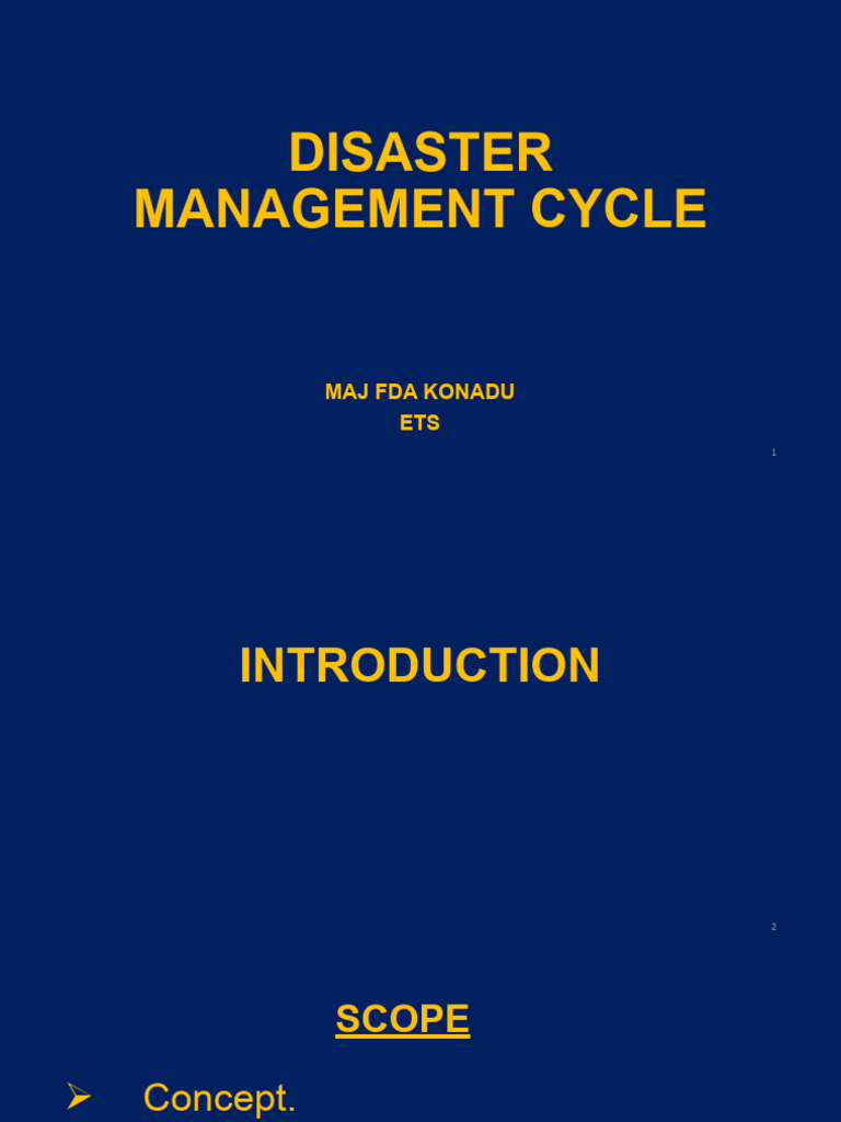 Three Phases of Disaster Management | PDF | Emergency Management | Hazards