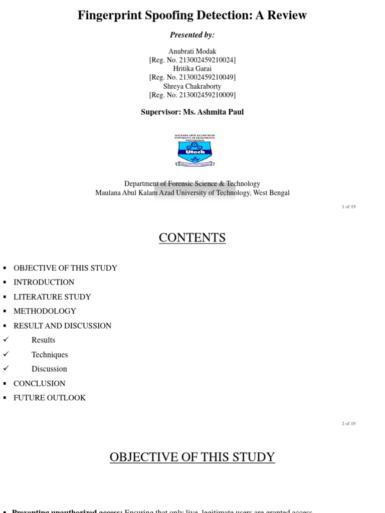 Dissertation Ppt Final Pdf Fingerprint Biometrics