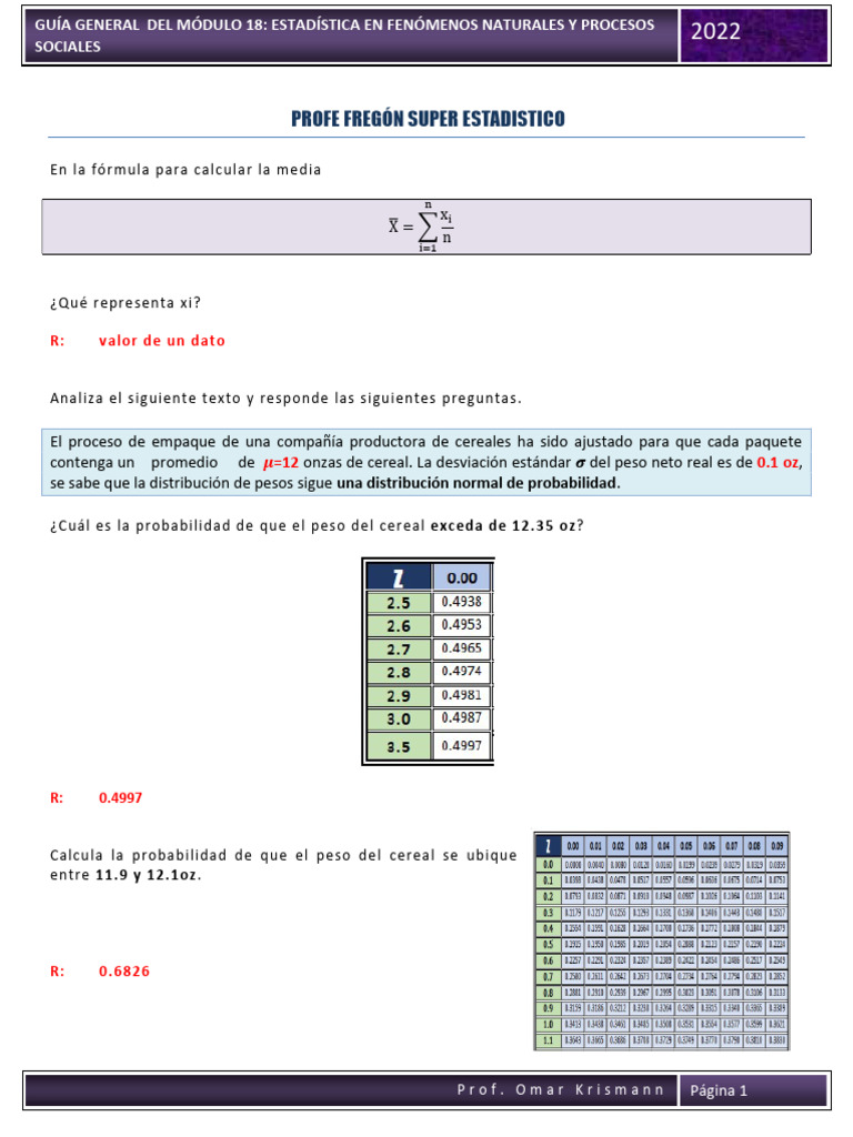 Modulo 18 | PDF | Análisis | Muestreo (Estadísticas)
