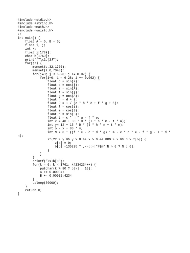 Donut C Trial | PDF