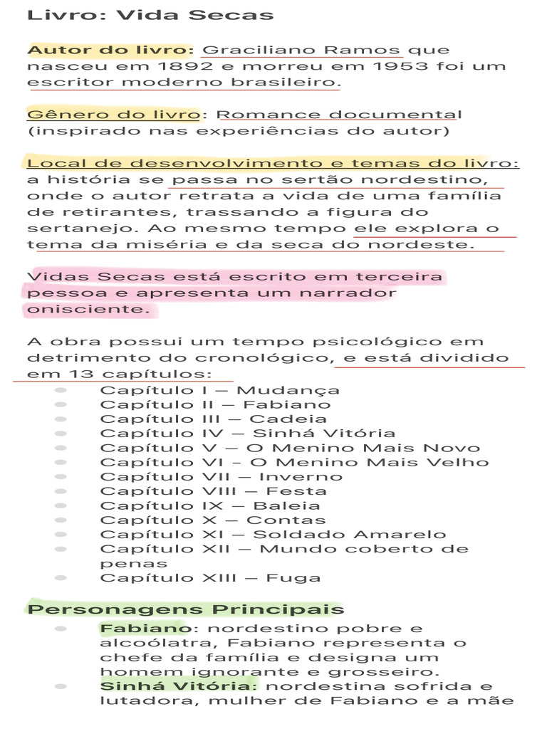 Análise do Romance 