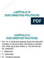 CONSTITUIÇÃO - CAPÍTULO IV -  DIREITOS POLITICOS