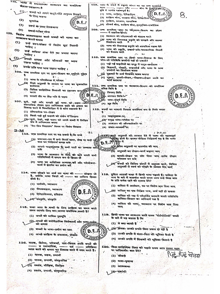 Hindi ctet pdf