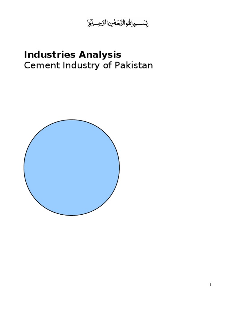 Pakistan Cement Industry Analysis | PDF | International Financial ...
