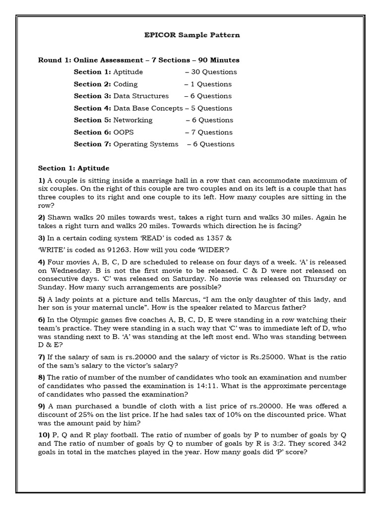 Epicor Interview Preparation Guide | PDF | Data Management | Software ...