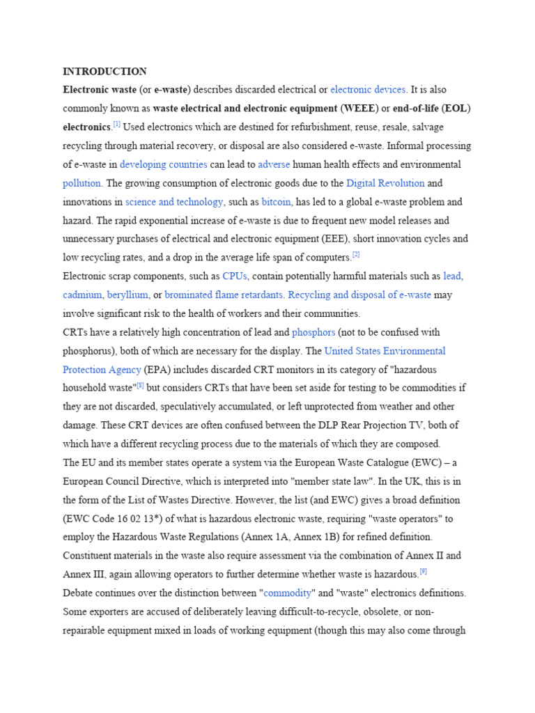 e Waste Exchange Extended Producer Responsibility Plan Download