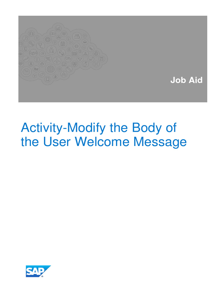 Activity modify the body of the user welcome message download free