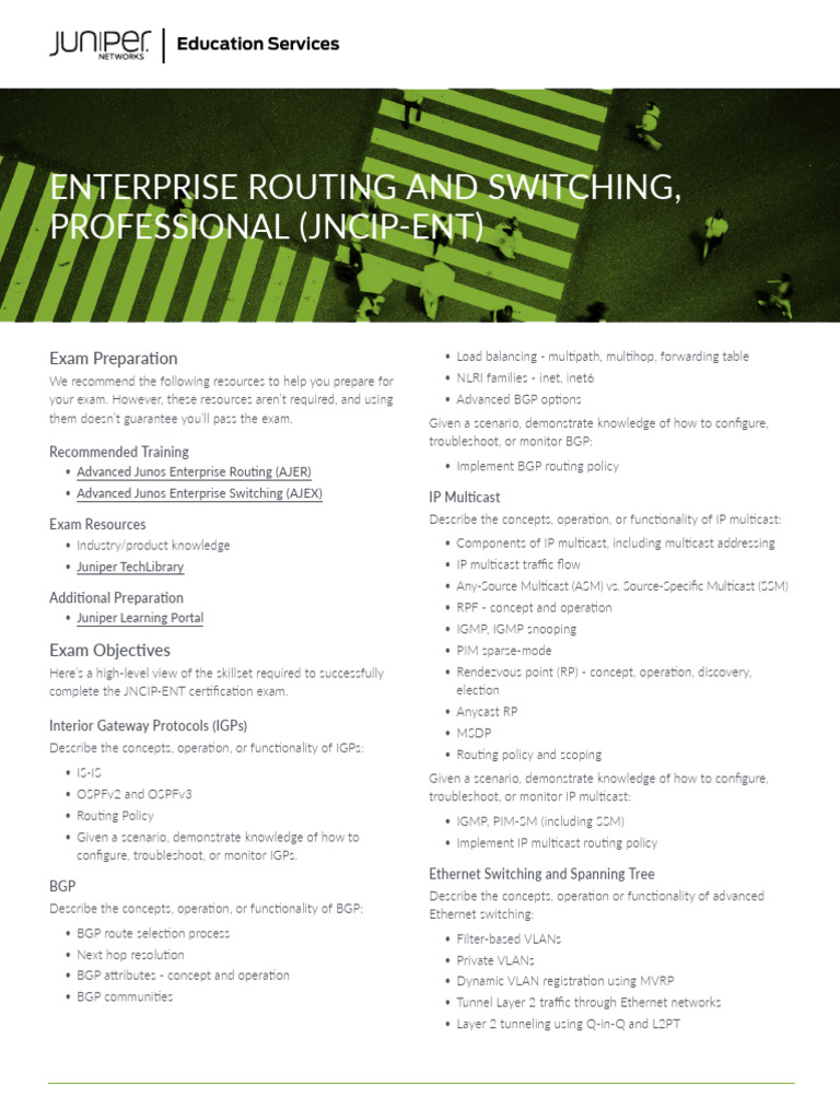 Enterprise Routing and Switching Professional Jncip Ent | PDF ...