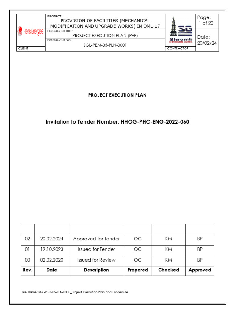 Hhog phc eng 2022 060 shromb geotechnical ltd technical tender form