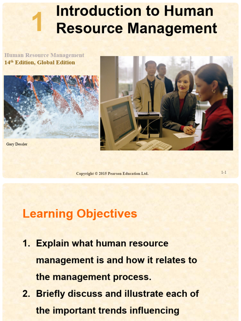 Chapter 1 SLIDE1 | PDF | Human Resources | Human Resource Management