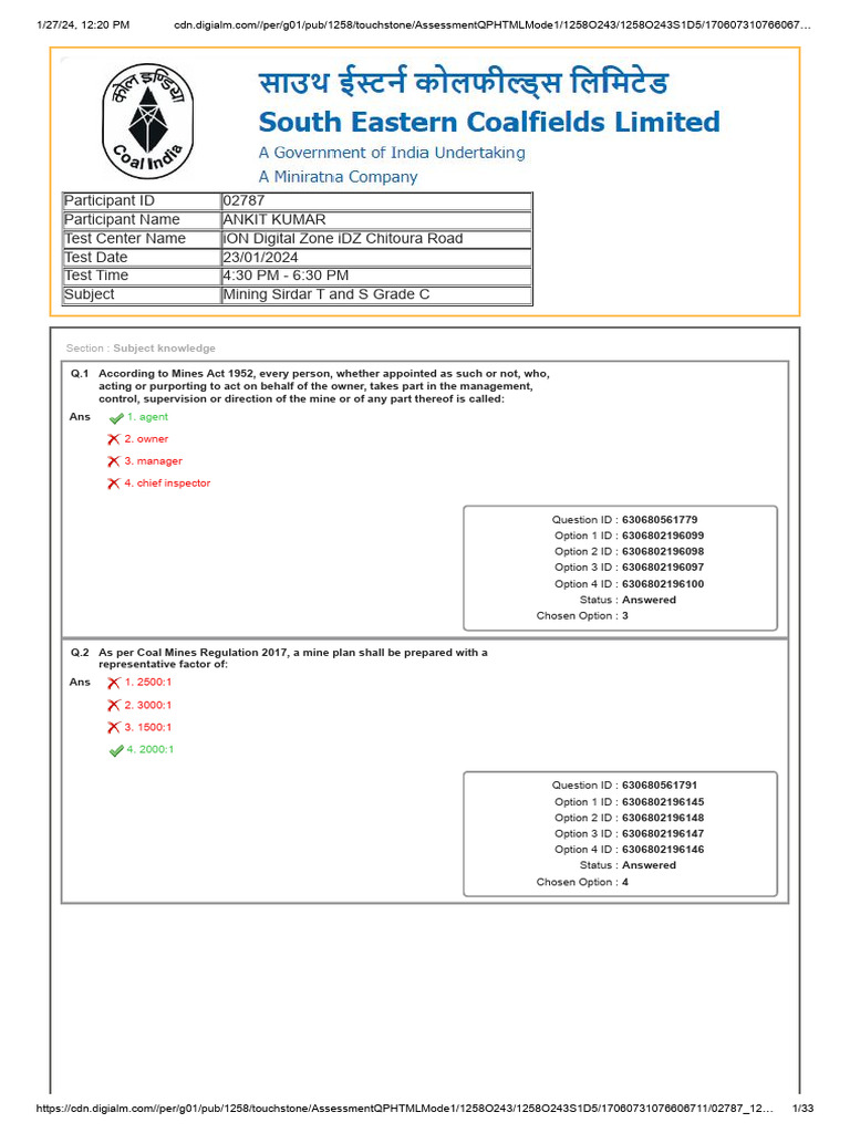 secl | Download Free PDF | Coal Mining | Mining