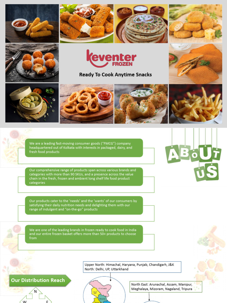 Keventer Ready-to-Cook Snack Range | PDF | Kebab | Sausage