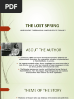 The Lost Spring Class 12th | PDF