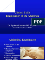 Abdominal Examination