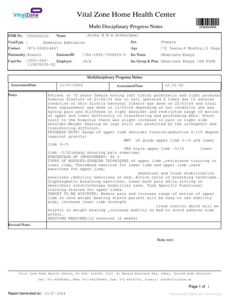 Print Multi Division Prograss Note PDF | PDF | Musculoskeletal System ...