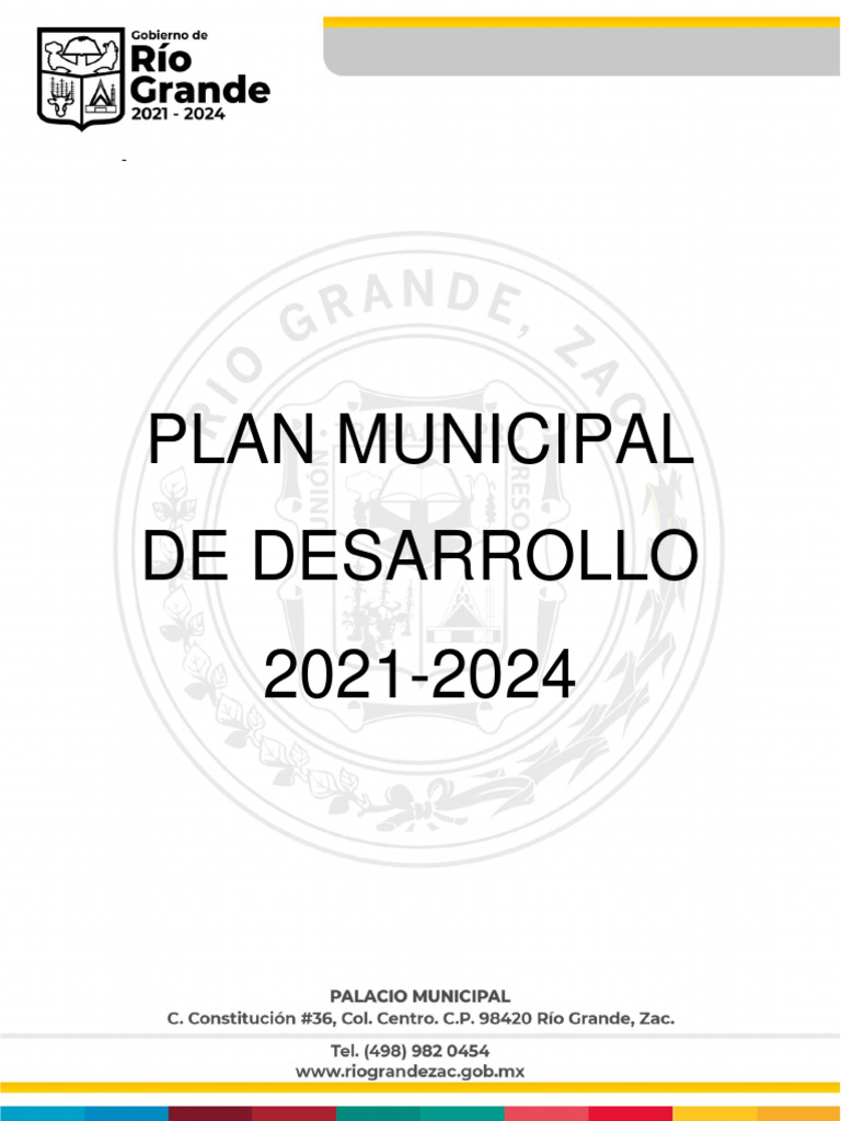 Plan Municipal de Desarrollo 2021-2024 | PDF | Planificación | Democracia