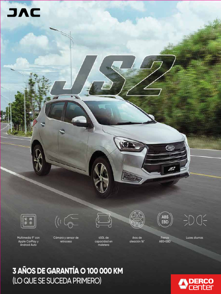 JAC JS2 2023: Especificaciones y Equipamiento | PDF | Fabricantes de ...