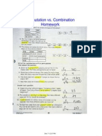 Permutation vs. Combination Homework: Chapter 13 Homework Solutions - Notebook