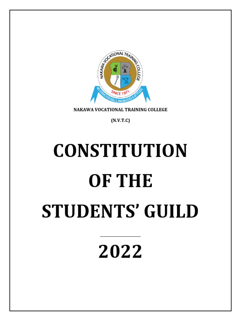constitution-of-the-students-guild-of-nakawa-vocational-training