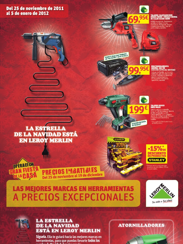 Catalogo herramientas leroy merlin Perforar Naturaleza