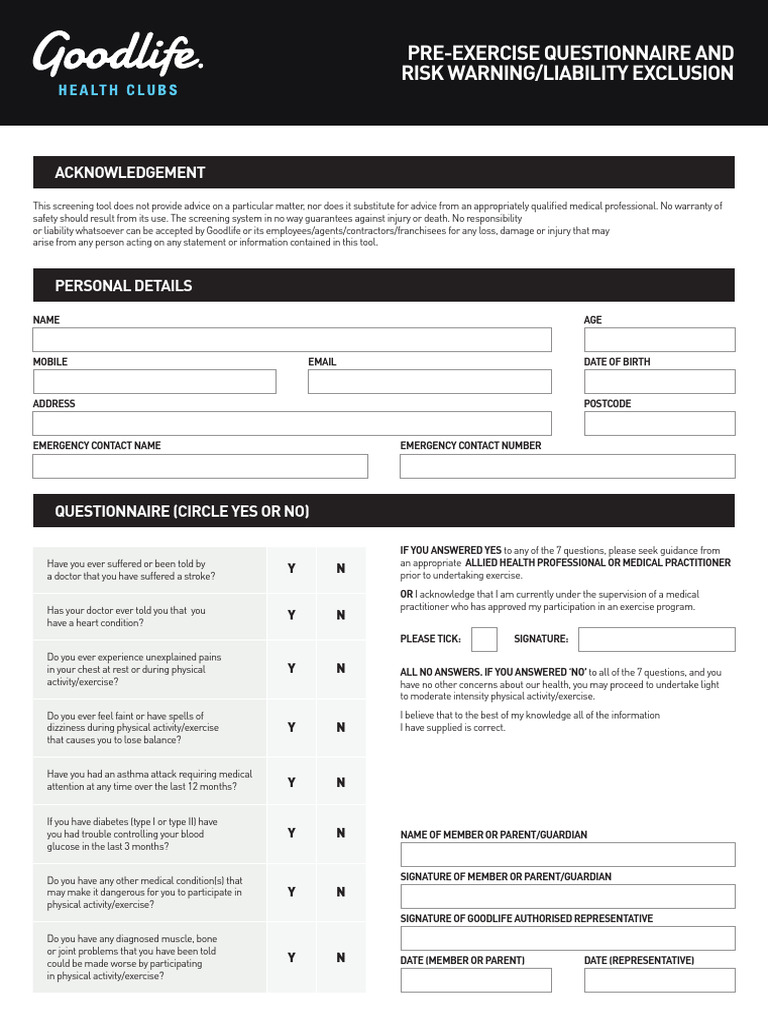 GL Risk Warning and Liability Exclusion - WA - QLD | PDF | Legal ...