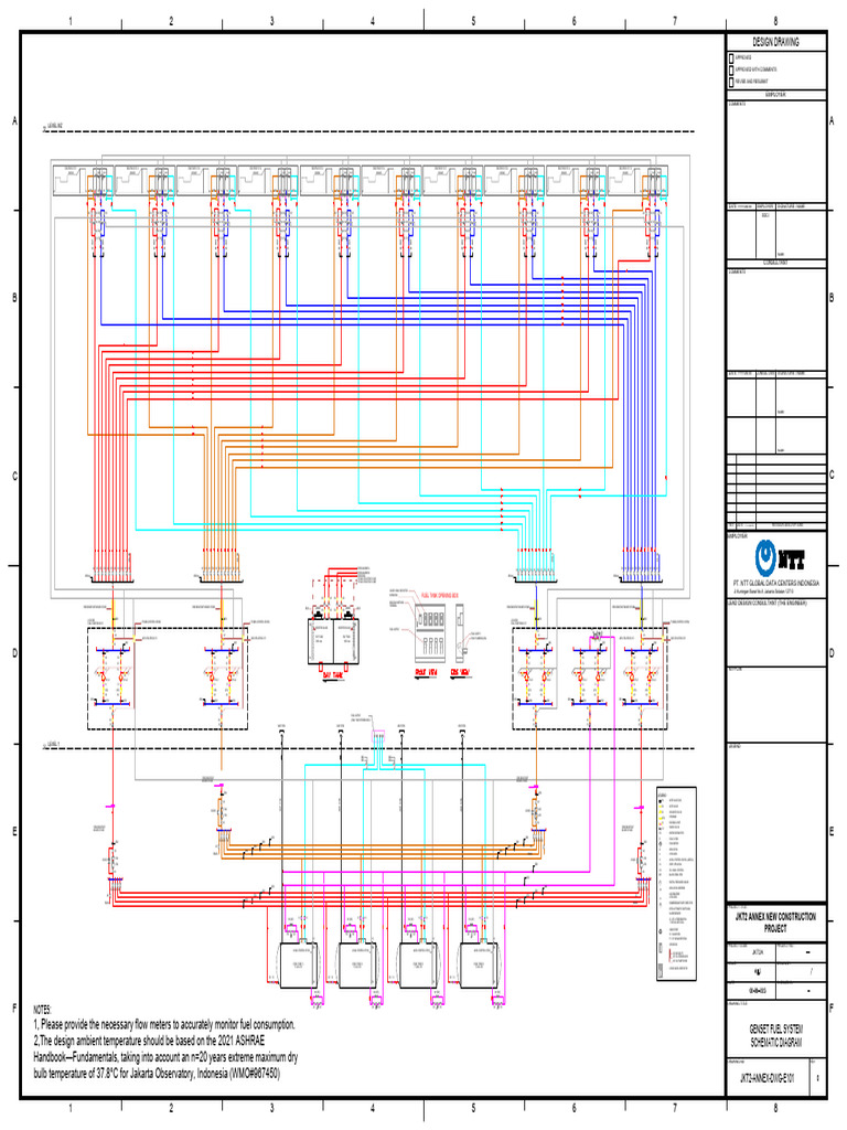 01 01 Jkt2 Annex Dwg E101 Genset Fuel System Schematic Diagram Pdf