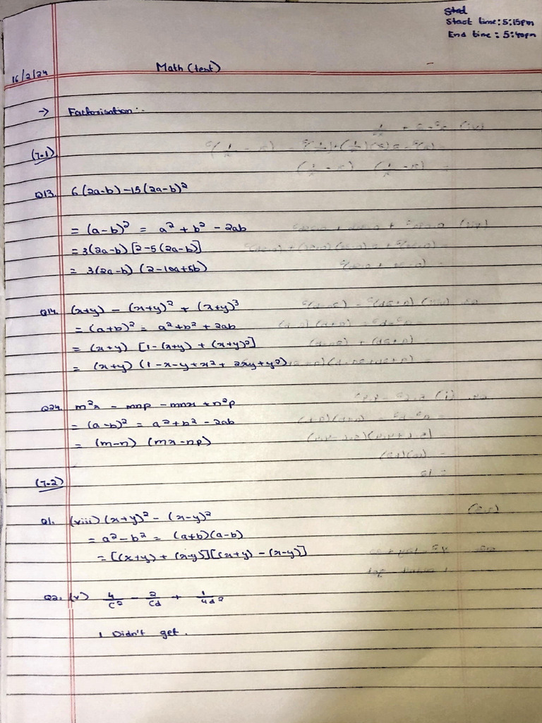 Math Test | PDF
