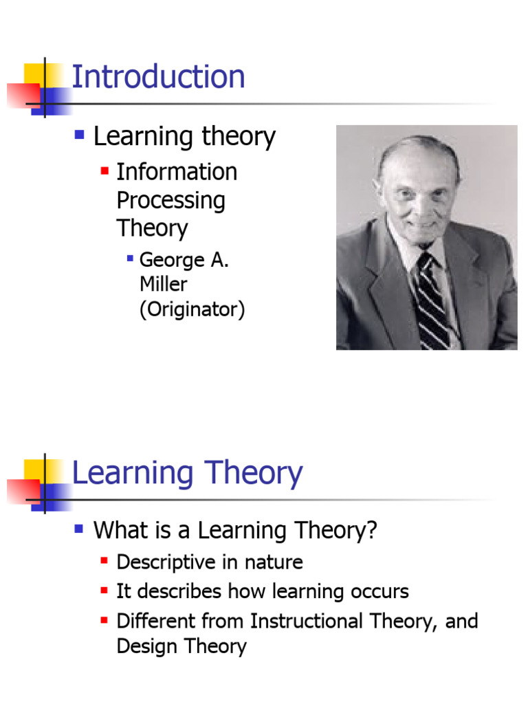 Understanding Information Processing Theory | PDF | Career & Growth ...