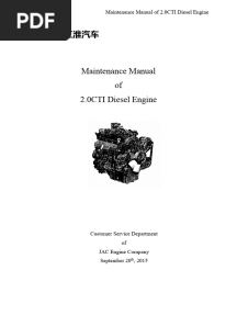 Manual Jac t8 Motor