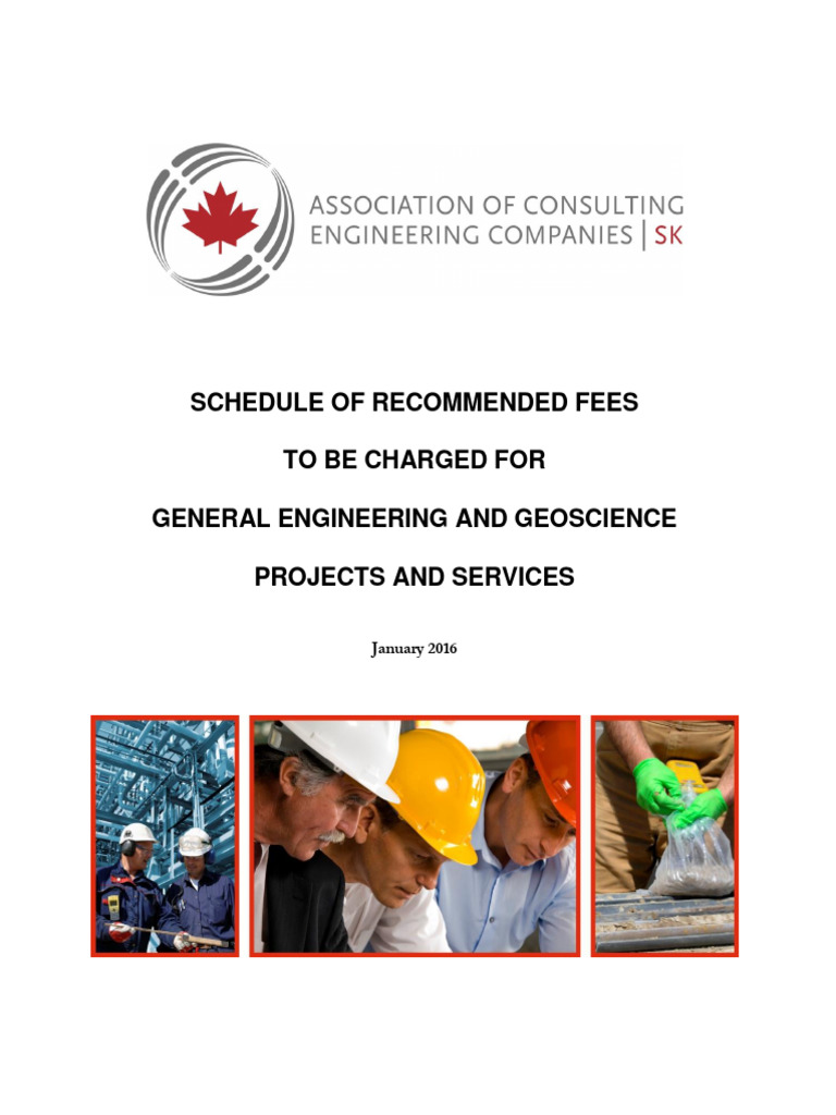 Engineering Fee Guidelines 2016 | PDF | Consultant | Engineer