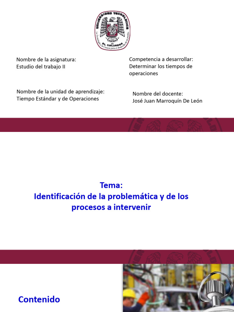 04 Identificacion De La Problematica Y De Los Procesos Pdf Business