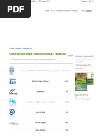 Lista de Expos It Ores Fenasan