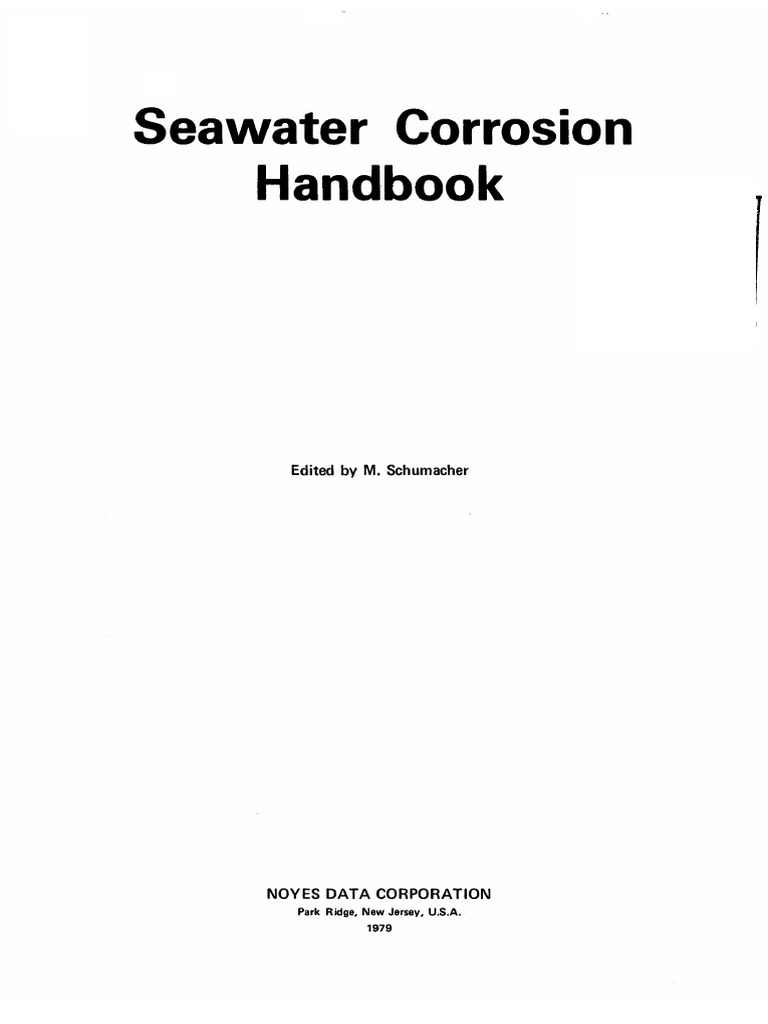 Seawater Corrosion Handbook | PDF | Corrosion | Alloy