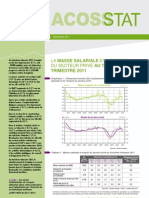 La Masse Salariale Et L'emploi Du Secteur Privé Au 3e Trimestre 2011 - Acoss