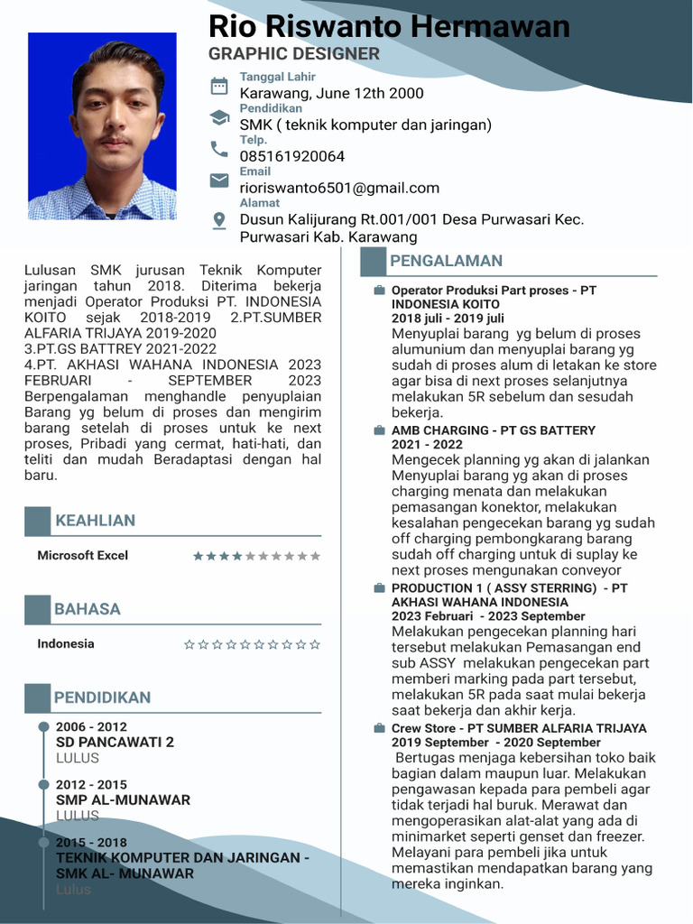 CV. Rio | PDF