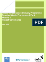 Waste Infrastructure Delivery Programme Residual Waste Procurement Pack Project Governance