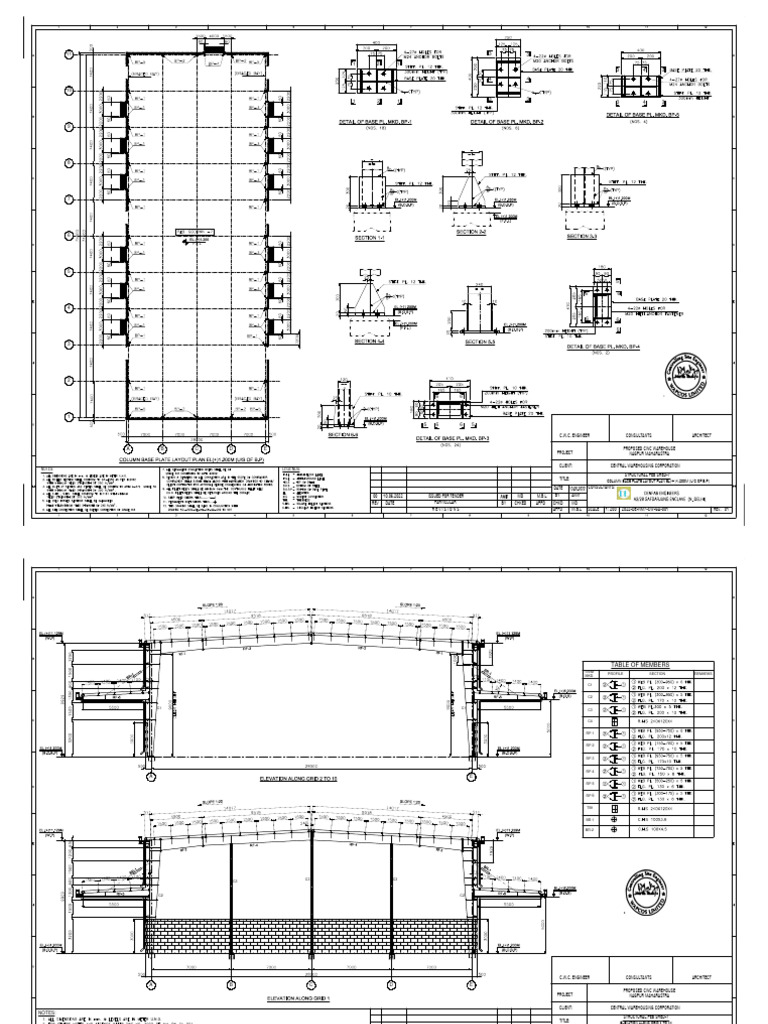 CWC Warehouse Structural Plans | PDF | Logistics | Inventory