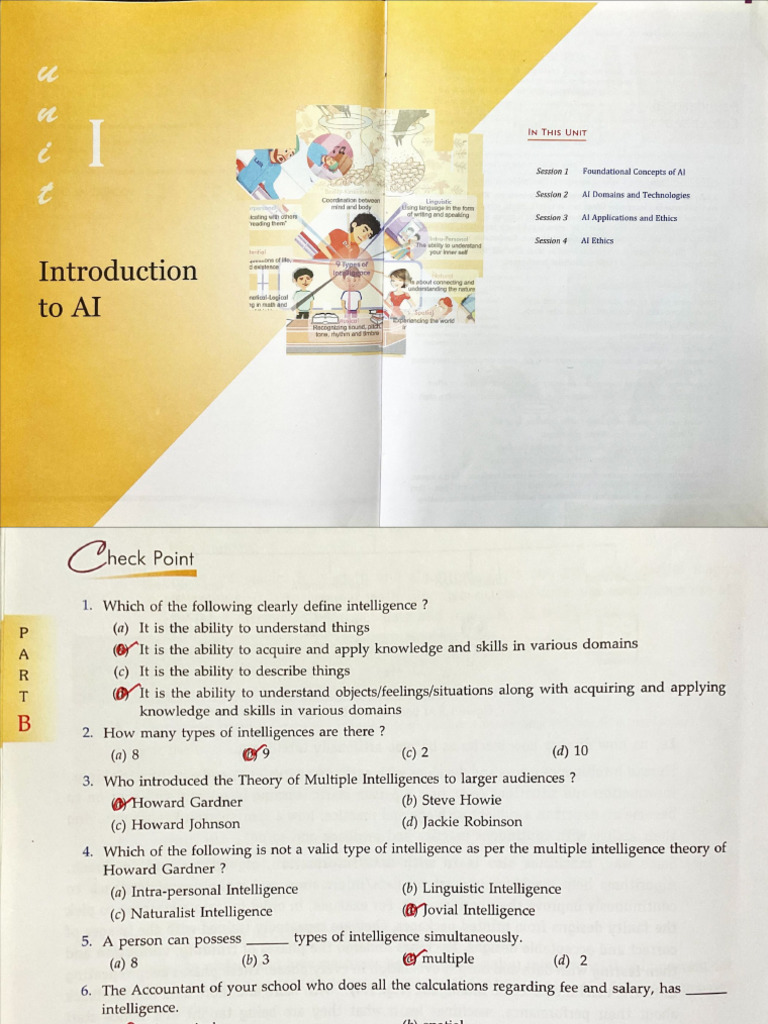 Class 10 (Part B) AI | PDF