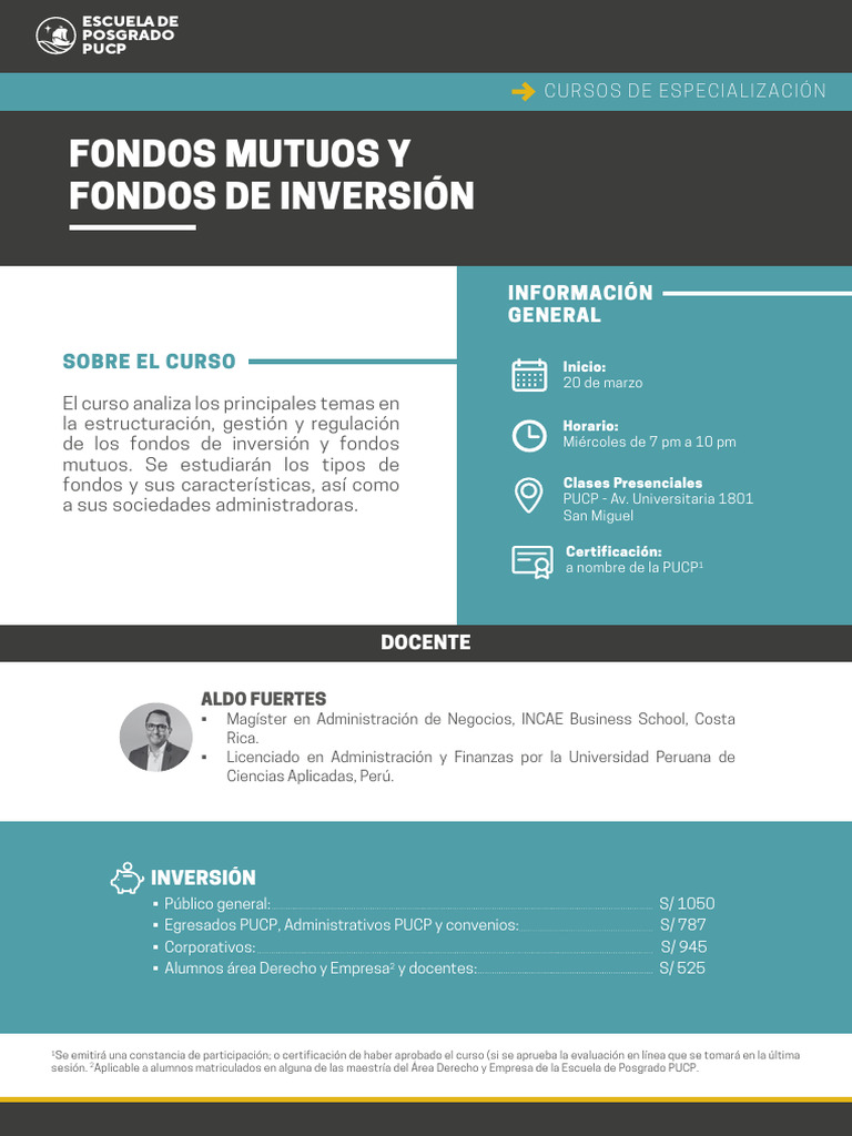 FC MDBF Fondos Mutuos y Fondos de Inversion v2 | PDF | Fondo de ...