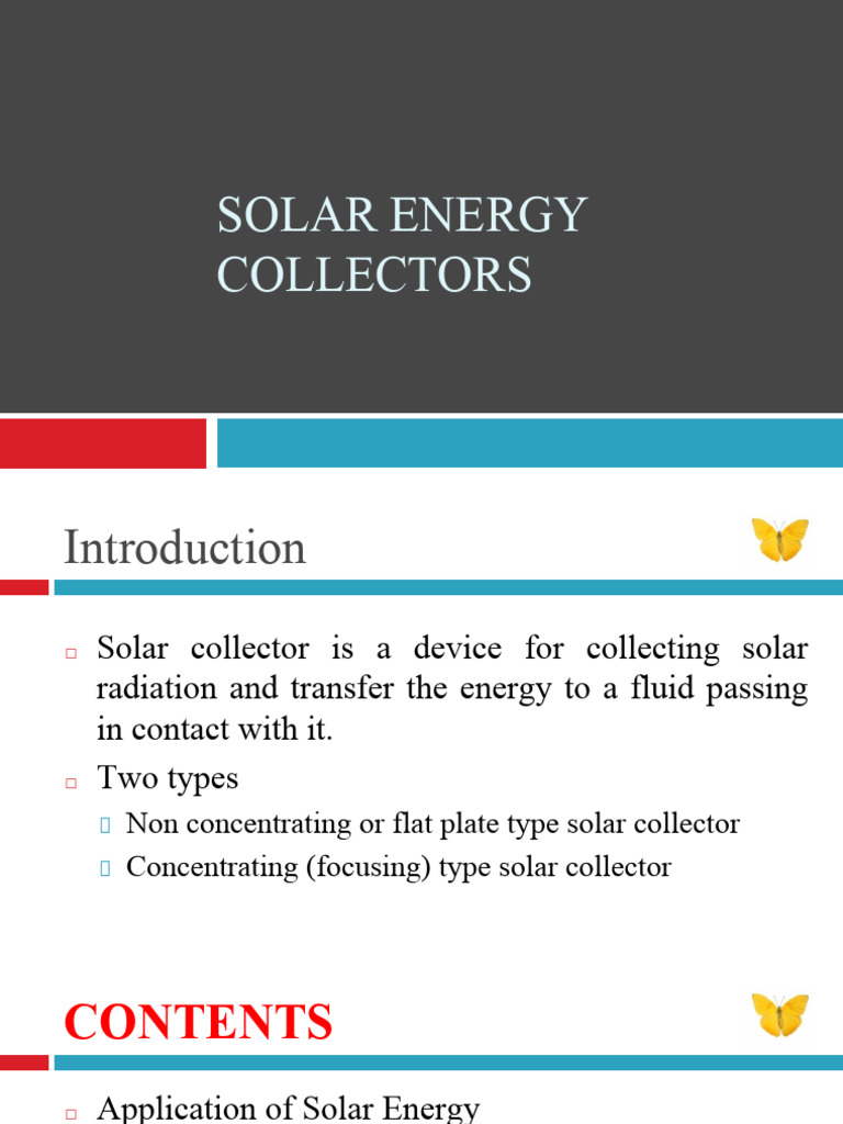 Solar Energy Collectors and Applications | PDF | Energy Storage | Solar ...