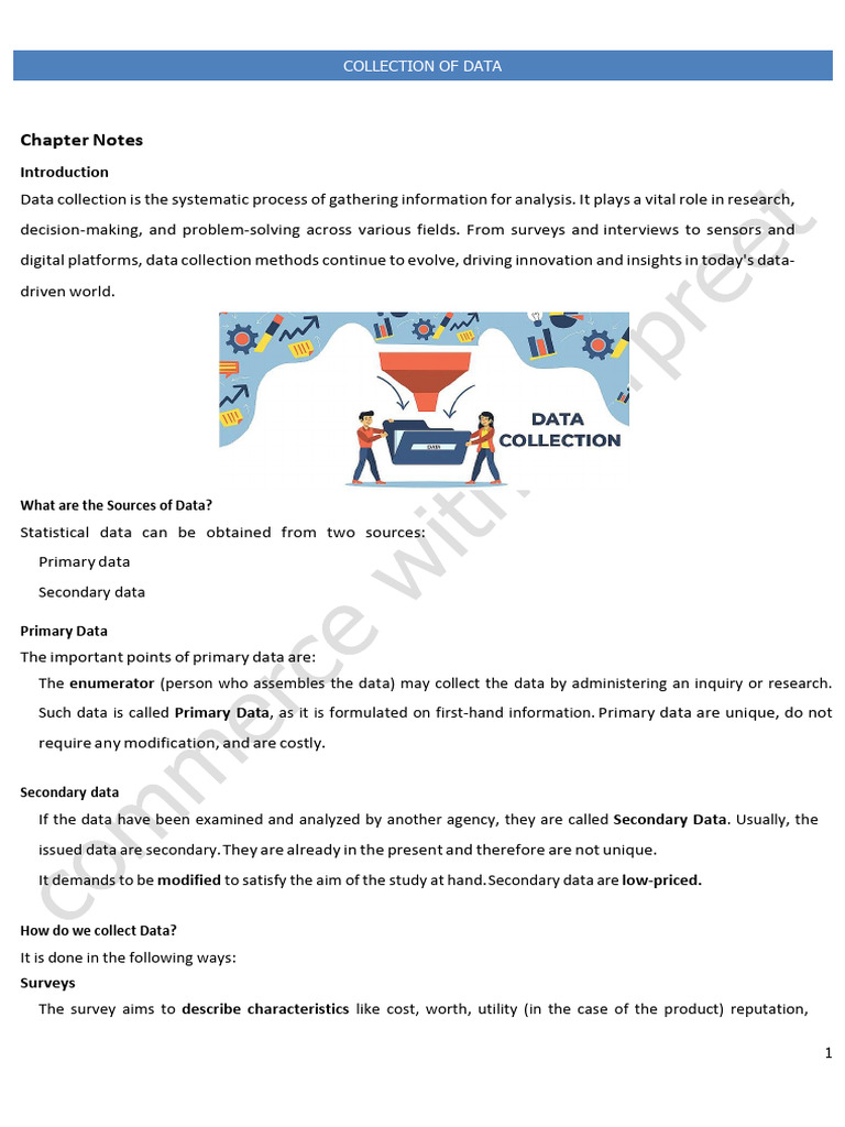collection-of-data-class-11-pdf-survey-methodology-sampling