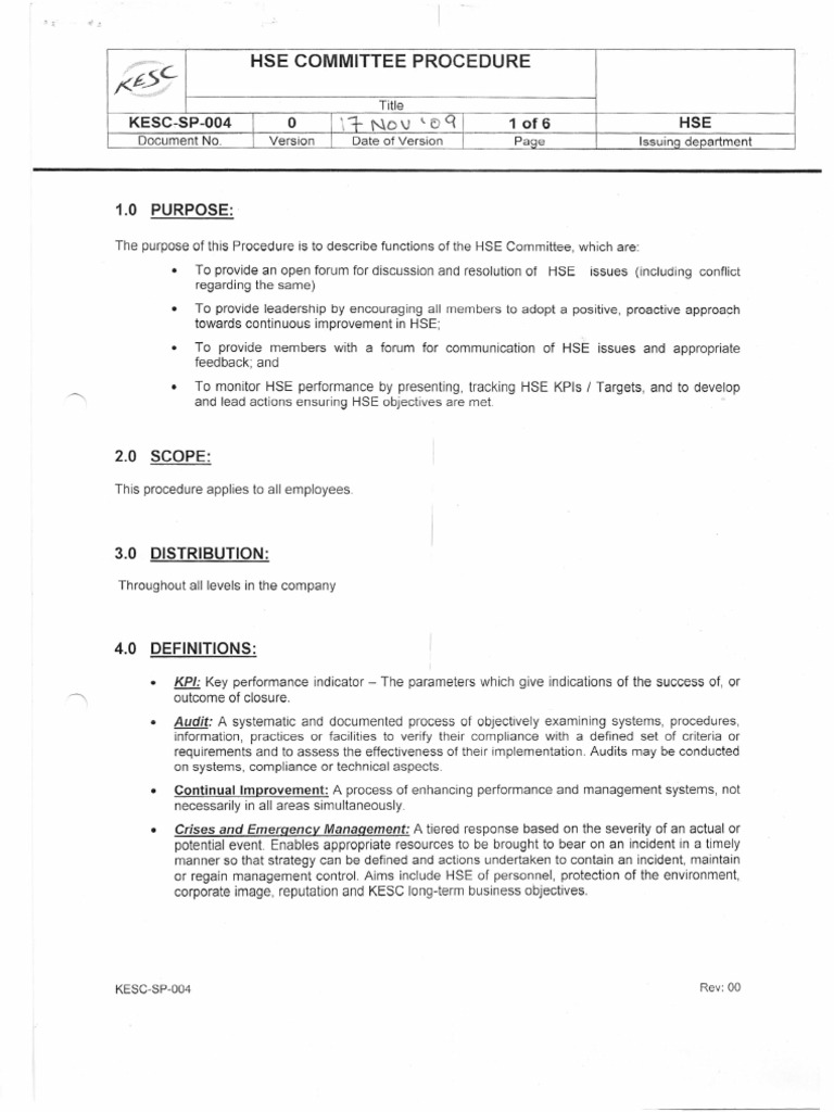 Circular #6-HSE Committee | PDF | Technology & Engineering