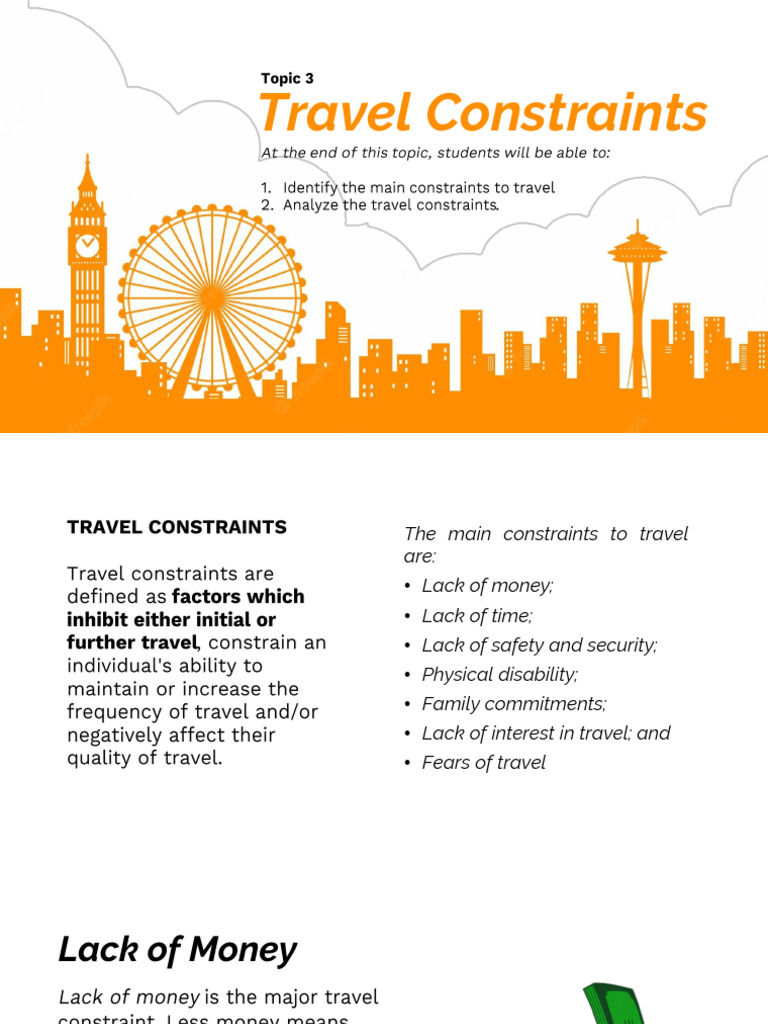 Key Travel Constraints Explained | PDF